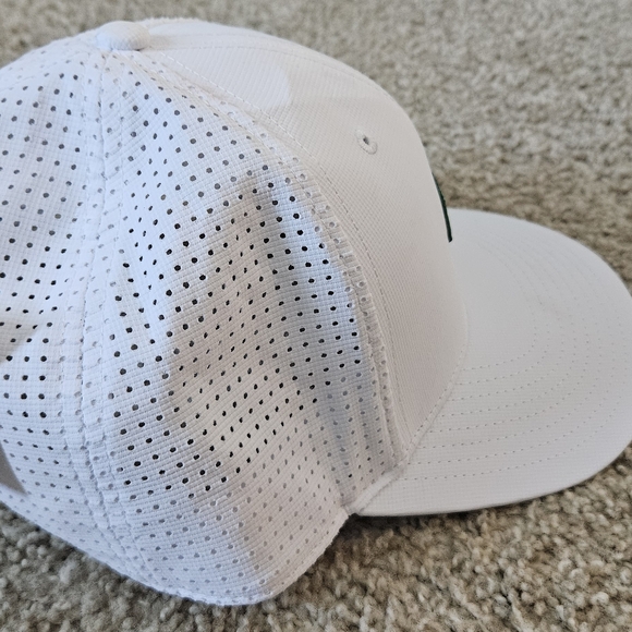 Masters White Cap with Yellow Logo - Picture 2 of 6
